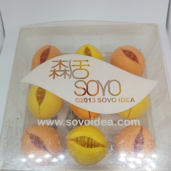 Cute Rosebud Desk Organizer - Orange and Yellow - Picture 5 of 6